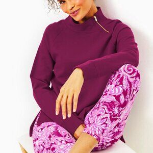 Lilly Pulitzer Playa Bonita Cotton Pullover Mulberry